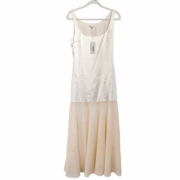 Reformation Zaire Dress Ivory - Picture 5 of 14